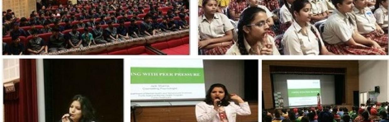 180 students attend session on ‘Coping with Peer Pressure’