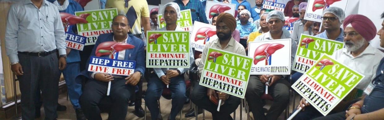 Hepatitis awareness drive by Fortis hospital Ludhiana