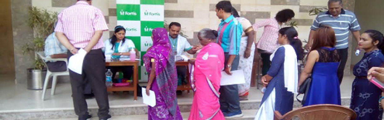 Health Camp organized at C-Scheme Church