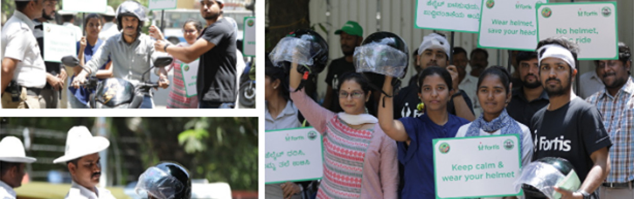 Fortis Hospitals, along with Road Accident survivors came forward to spread awareness on World Head Injury Awareness Day