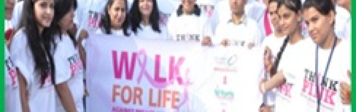 Fortis Hospital, Noida organises ‘Pink Walk’- to spread awareness against Breast Cancer