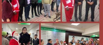 Christmas celebrates at Fortis Hospital Ludhiana
