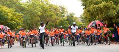 Children take a fun turn towards fitness in Junior Cyclothon supported by Fortis Jaipur