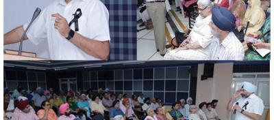 Health talk by Dr Hardeep Singh, Psychiatrist on World Elder Abuse Awareness Day