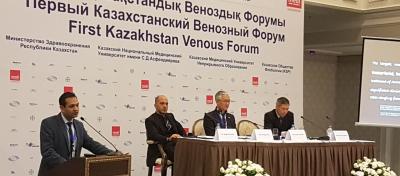 Dr Ravul Jindal invited as Faculty at First Kazakhstan Venous Forum