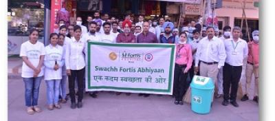 Cleanliness drive in Phase VII, Mohali