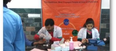 Health camp at P&G, Baddi