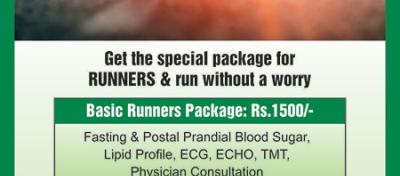 Get the Special Package for Runners & run without a worry