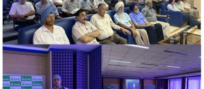 A talk by Dr Karun Behal on ‘Preventing Heart Diseases’ held for members of Central Govt Pensioners Association