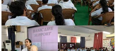 BLS Workshop & First-aid Training organized at Stepping Stones Sen. Sec. School, Chandigarh