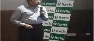 Dr Ashis Pathak addresses session on ‘Spine Problems’