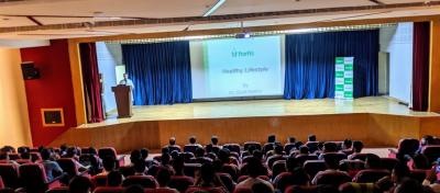 Fortis Jaipur organizes a Session on "Healthy Life Style" for Students of Gyan Vihar University