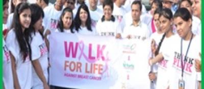 Fortis Hospital, Noida organises ‘Pink Walk’- to spread awareness against Breast Cancer